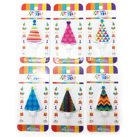 Vela gorro de cumpleaños