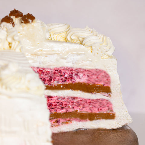 Torta Merengue Frambuesa Manjar