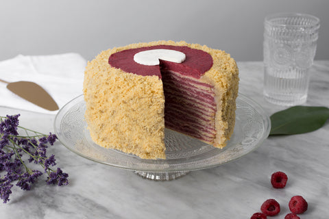 Torta Frambuesa Mazapán sin azúcar