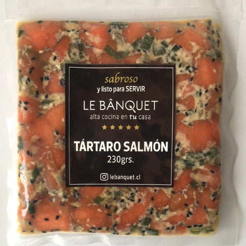 Tártaro de salmón