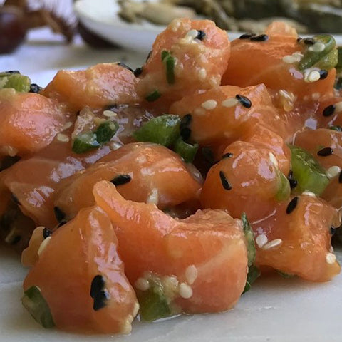 Tártaro de salmón
